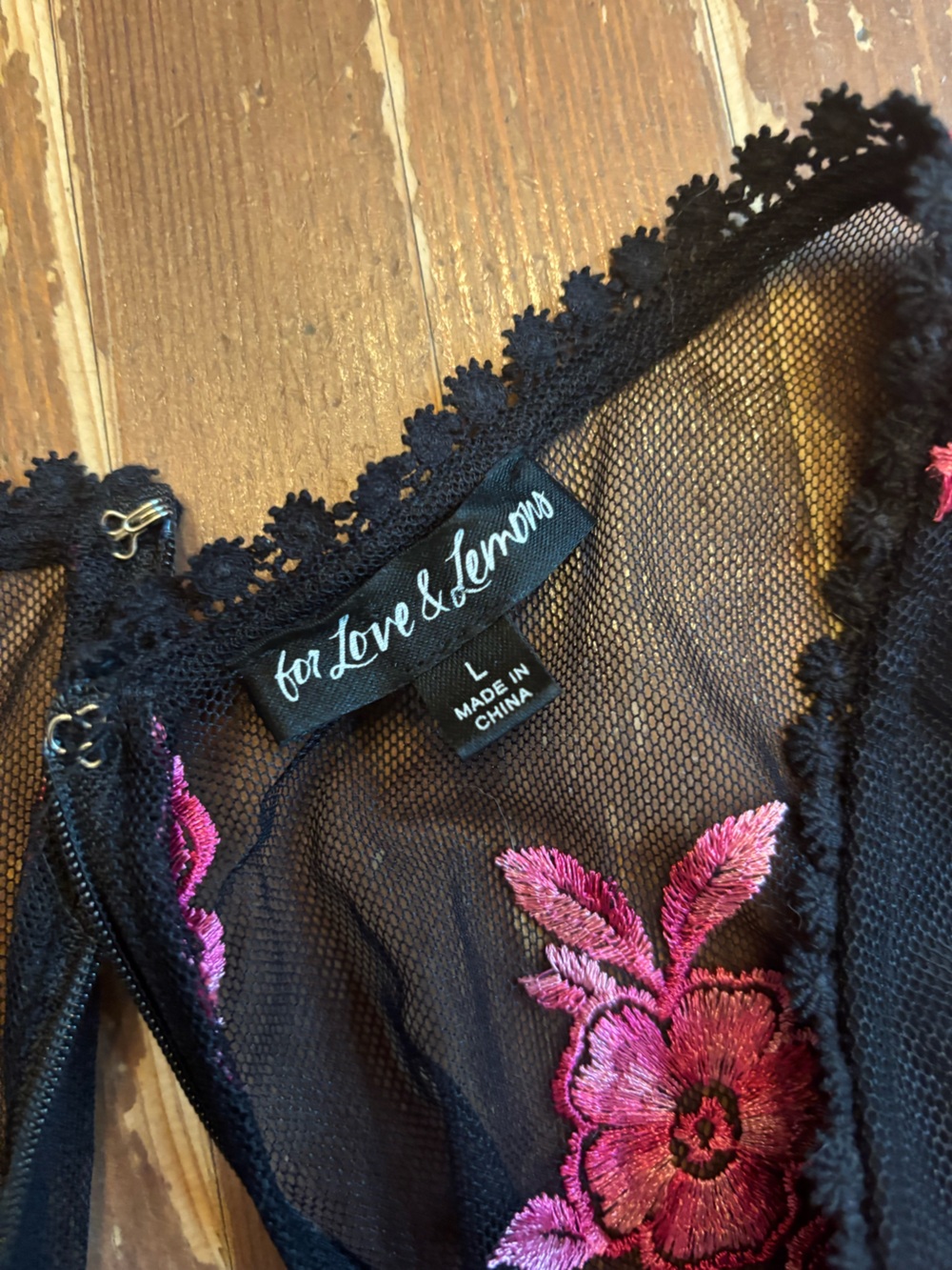 For Love and Lemons x Free People (UK) Temecula lace embroidered pantsuit. Large - Picture 12 of 12
